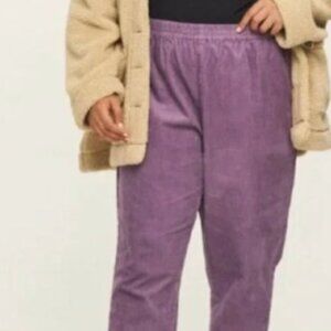 Lucy & Yak Dana Purple Corduroy Trousers Women’s Small
